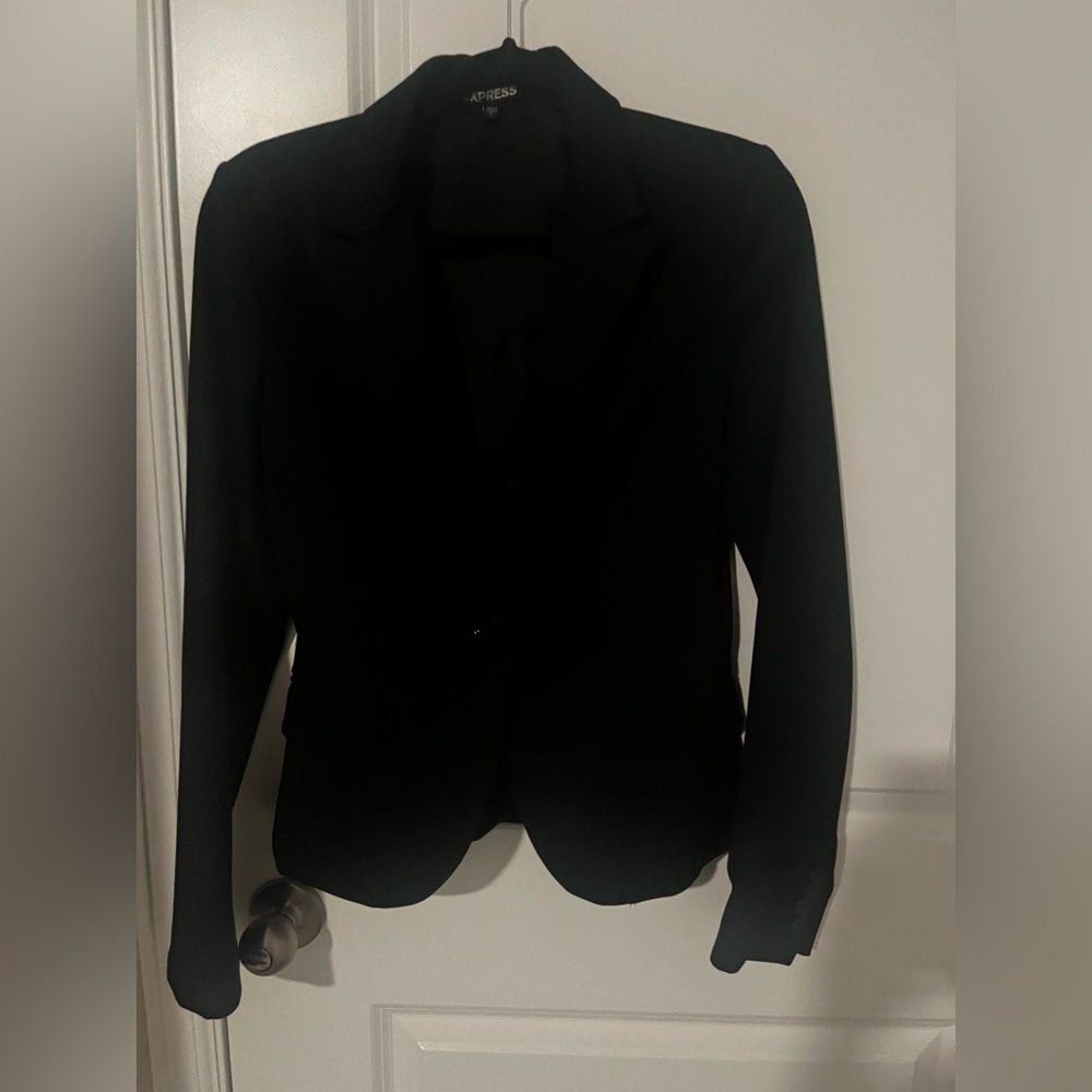 Express Elegant Black Tailored Blazer​